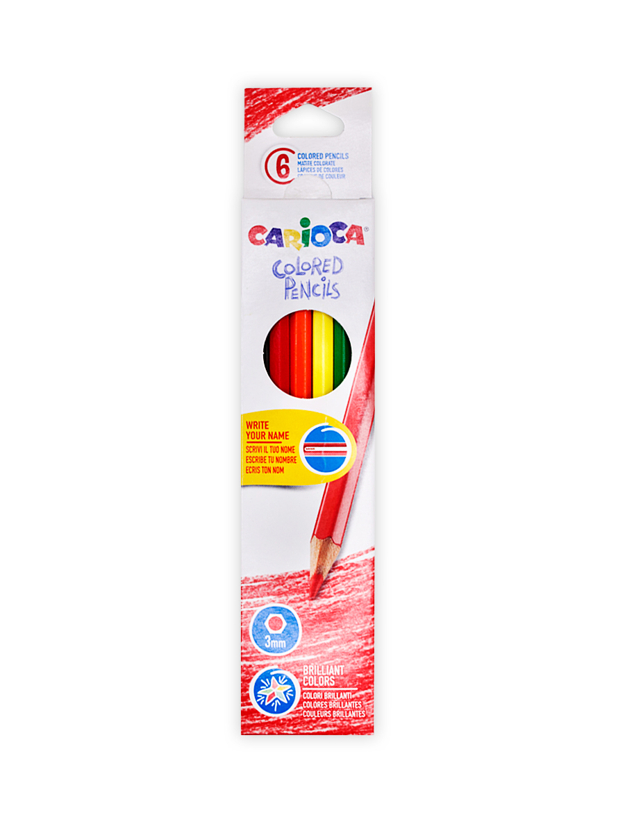 Карандаши цветные «Carioca» 6 цветов