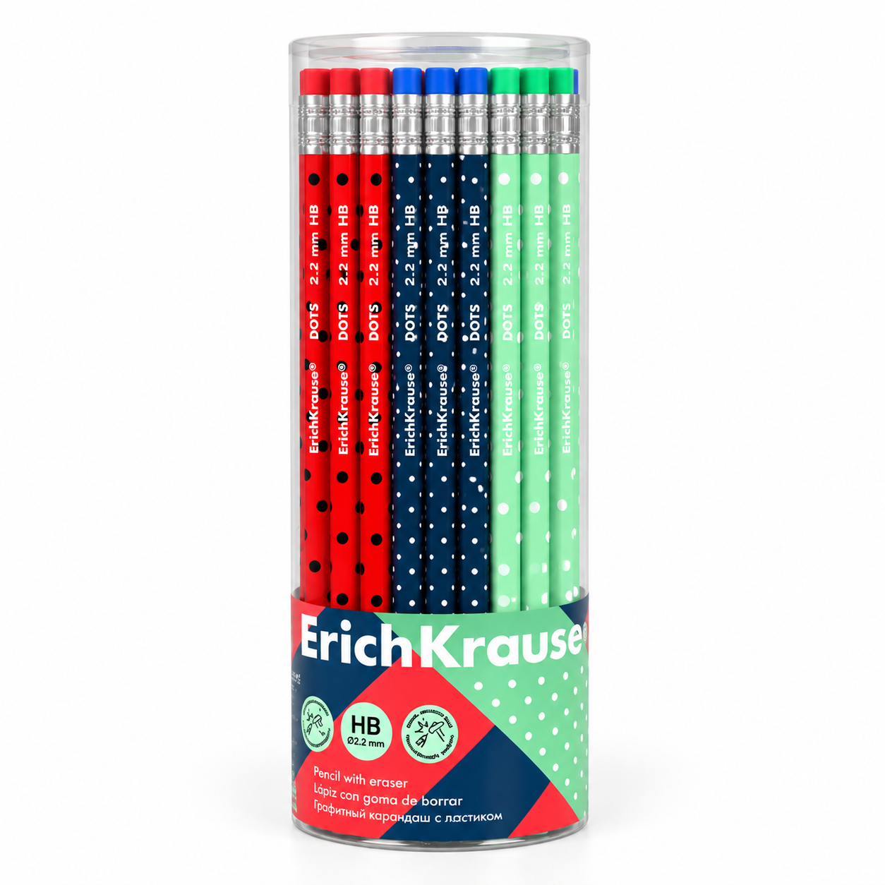 Карандаш чернографитный ErichKrause® "Dots"