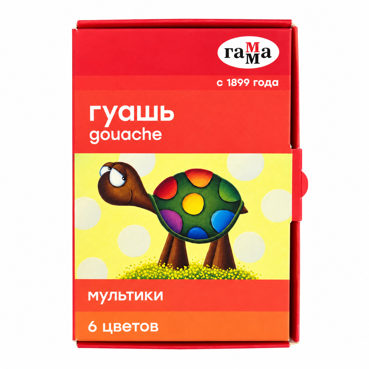 Гуашь 6 цветов ГАММА® "Мультики"