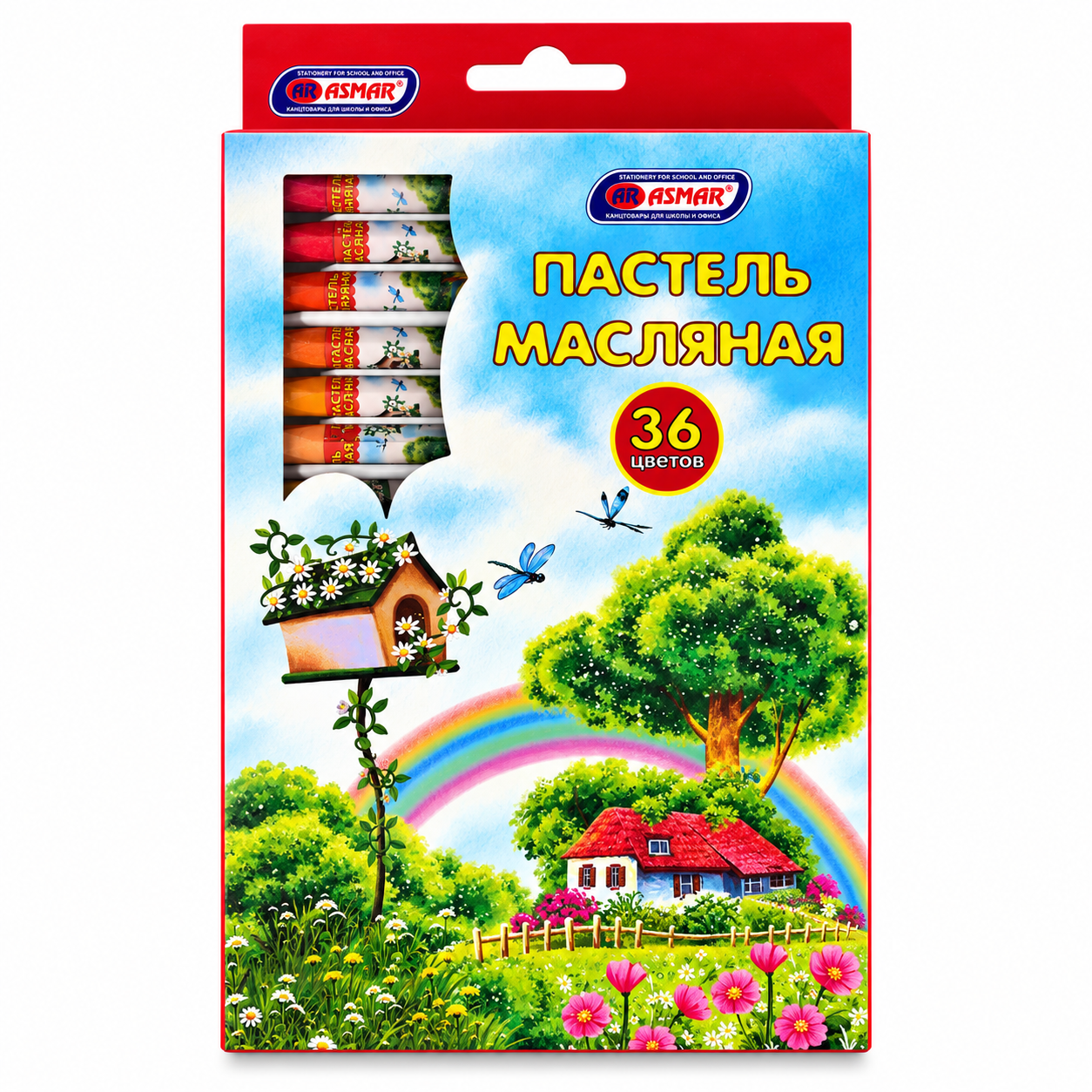 Пастель масляная 36 цветов ASMAR®