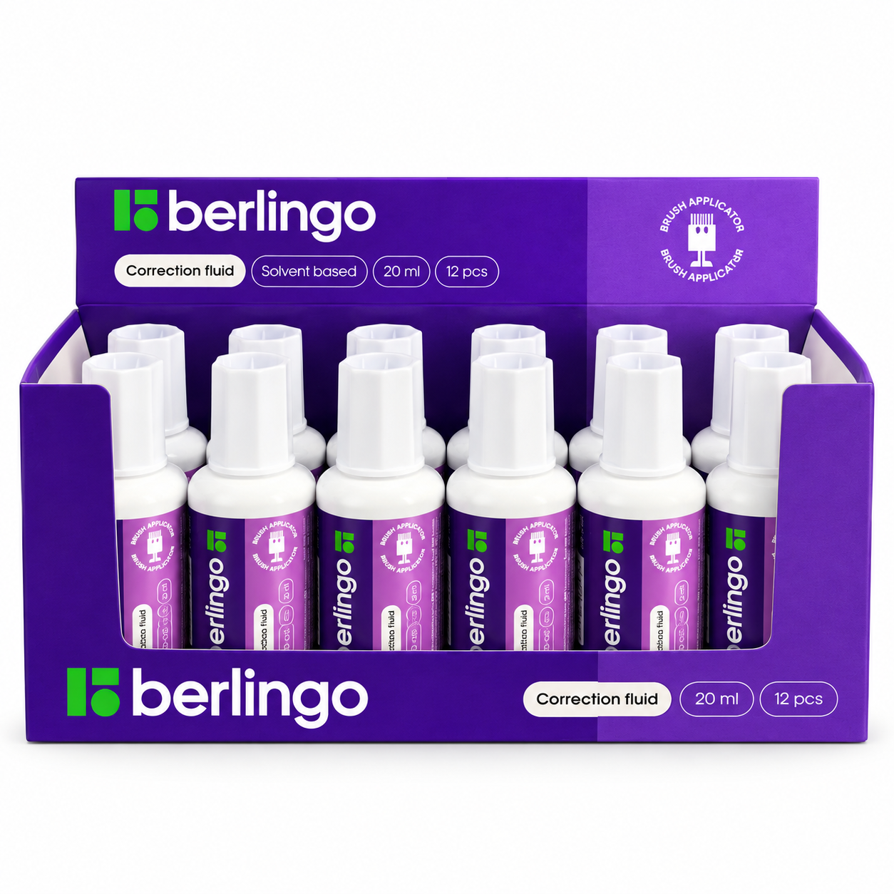 Корректор с кисточкой 20 мл BERLINGO®