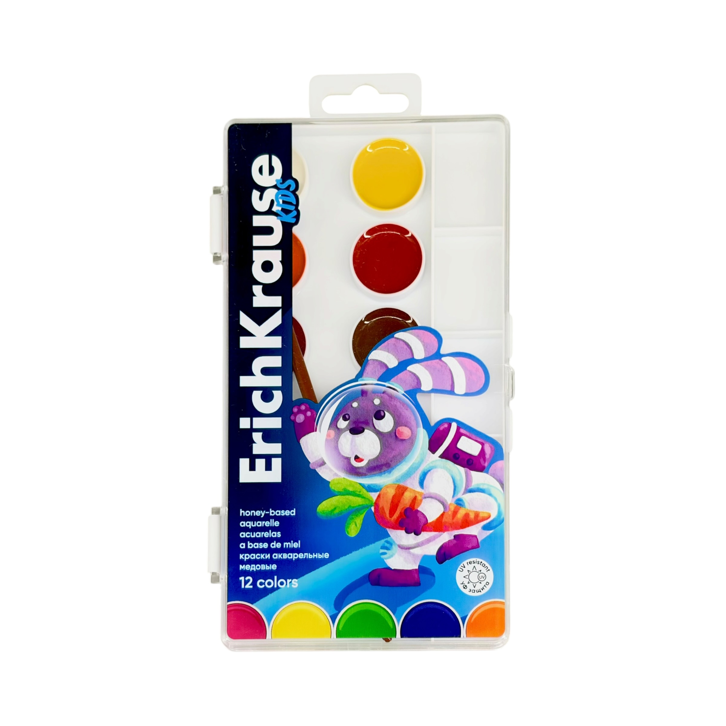 Краски акварельные 12 цветов ErichKrause®