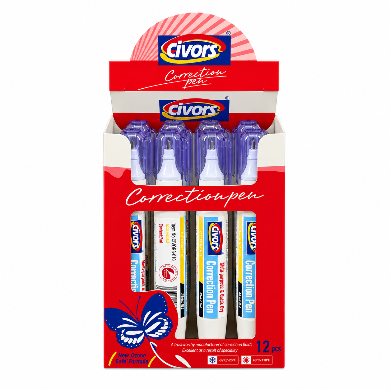 Корректор ручка 7 мл Civors®