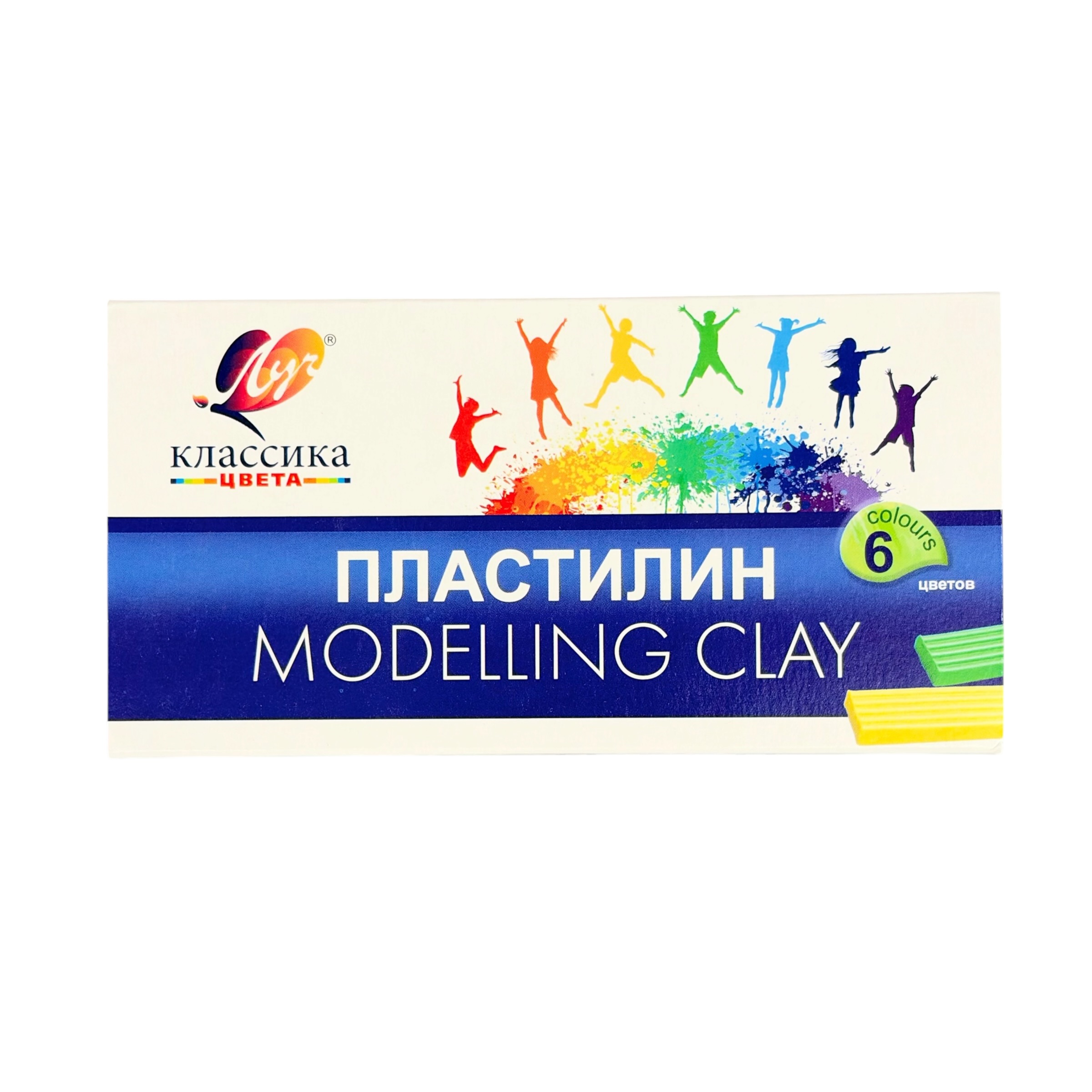Пластилин 6 цветов Луч® "Классика" 120 г