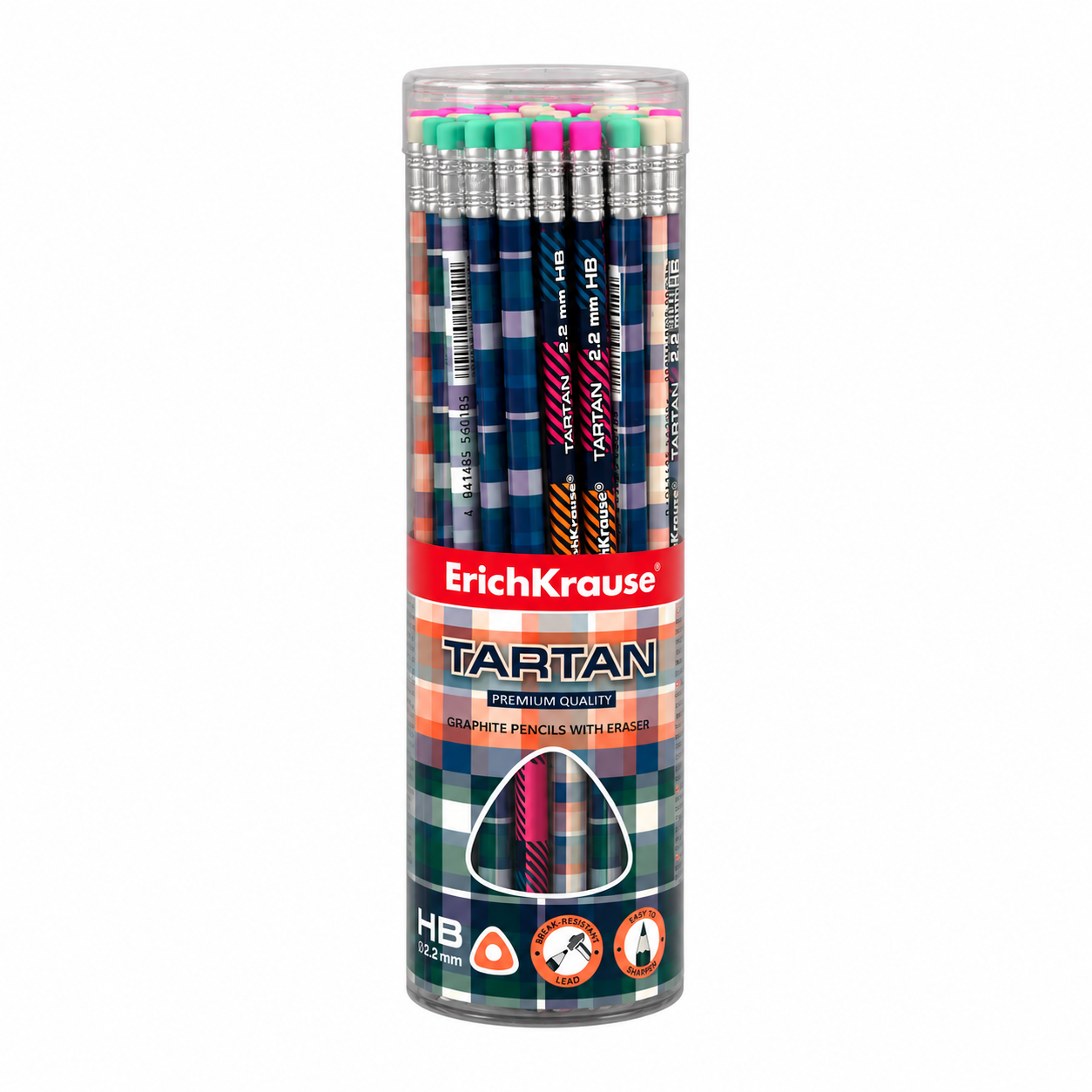 Карандаш чернографитный Erich Krause® "Tartan"