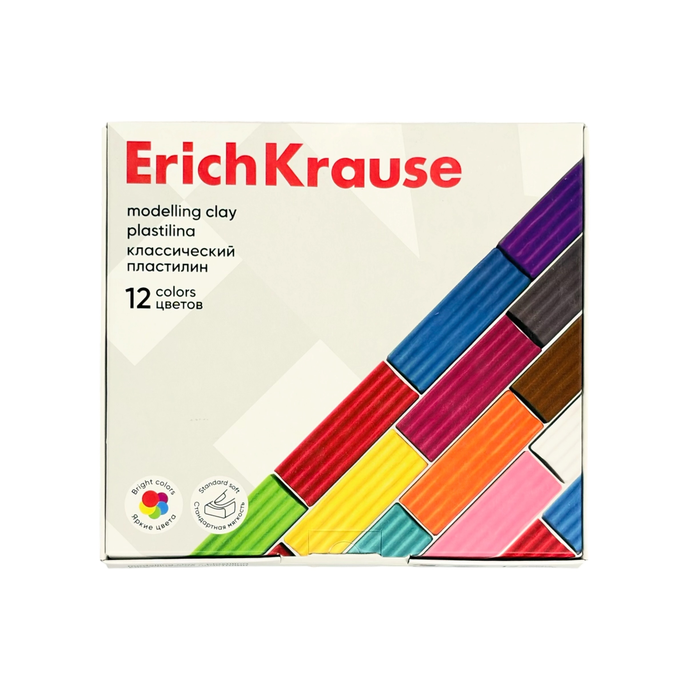 Пластилин 12 цветов ErichKrause® 192 г
