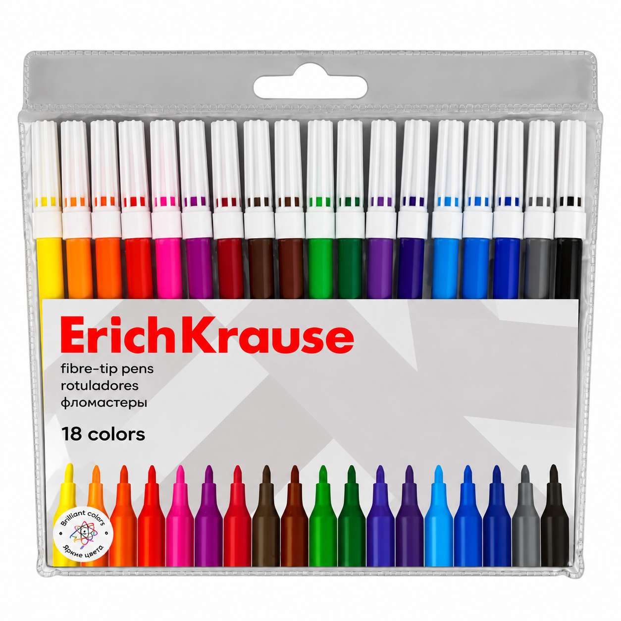 Фломастеры 18 цветов ErichKrause®