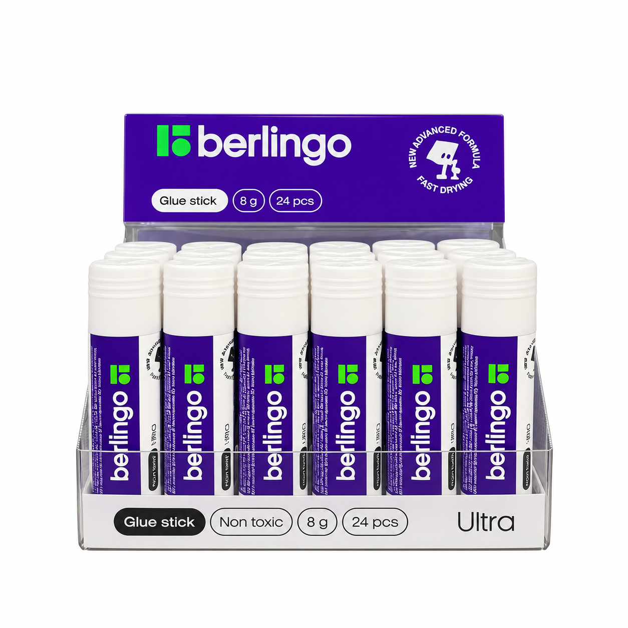Клей карандаш 8 г BERLINGO® "Ultra"