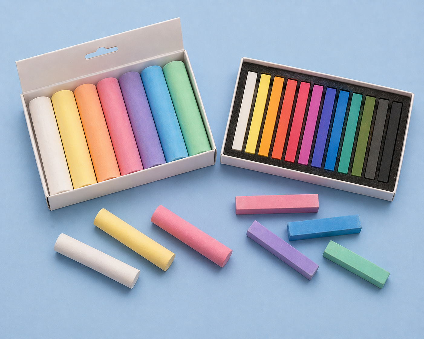 Мелки и пастель